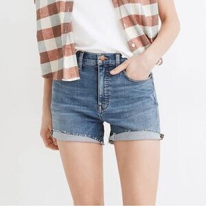 Madewell High-Rise Denim Shorts in Quintell Wash TENCEL Edition size 26